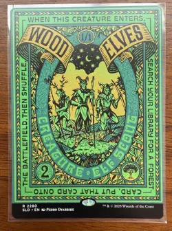 Wood Elves - NONFOIL MTG Prints Charming Secret Lair Magic The Gathering - Image 1