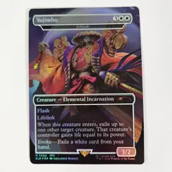 Yojimbo Solitude Rainbow Foil Secret Lair Final Fantasy MTG LP OFF CENTER CUT - Image 1