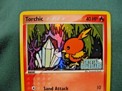 POKEMON EX CRYSTAL GUARDIANS TORCHIC RARE STAMPED REVERSE HOLO/FOIL-66/100- LP - Image 3