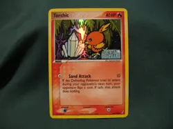 POKEMON EX CRYSTAL GUARDIANS TORCHIC RARE STAMPED REVERSE HOLO/FOIL-66/100- LP - Image 5
