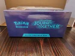 SEALED Pokemon Journey Together ETB With Acrylic Display Case - Image 4