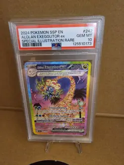 2024 Pokemon SSP en Alolan Exeggutor EX Special Illustration Rare #242 PSA 10 - Image 1