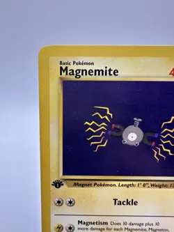 1st Edition Magnemite 60/82 Team Rocket Common Vintage WOTC Pokemon TCG LP - Image 2