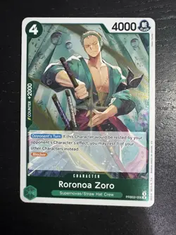 Roronoa Zoro PRB02-006 R ENG Prb02 One Piece - Image 1