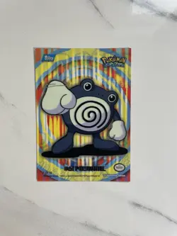 RARE DOUBLE PRINT MISPRINT Pokemon Polywhirl Topps 2000 Blue Label Puzzle Card - Image 1