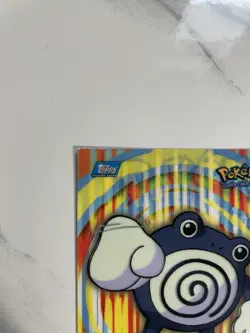 RARE DOUBLE PRINT MISPRINT Pokemon Polywhirl Topps 2000 Blue Label Puzzle Card - Image 3