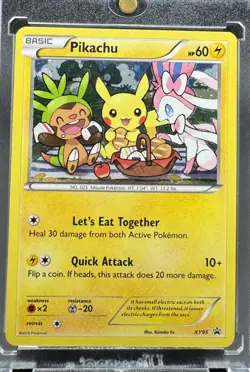 Pokemon Pikachu TCG XY95 XY Black Star Promo Holo Card - Image 1