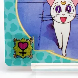 Luna & Artemis #49 Vintage Card Holo TCG Sailor Moon R Bandai 1993 Japan F/S - Image 5