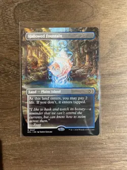 Hallowed Fountain (Borderless) - MTG Lorwyn Eclipsed Regular - NM/M - Image 1