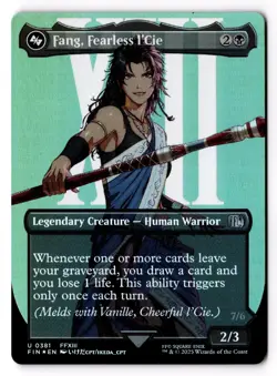 Fang, Fearless l'Cie (Borderless) 381 FINAL FANTASY Foil NM - Image 1