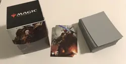 Ultra Pro Warhammer 40k Abaddon the Despoiler Deck box and Sleeves MTG - Image 1