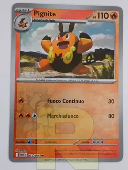 Pignite ® Fuoco Bianco WHT 012/086 ® Reverse Holo Foil ® Pokemon ® Italiano - Image 1