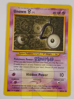 Unown [V] V ® Neo Destiny 89/105 ® Comune ® Pokemon ® Inglese ® Good - Image 1