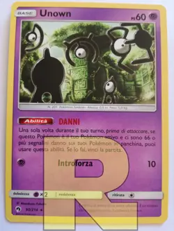 Unown (DANNI) ® Tuoni Perduti 90/214 ® Rara ® Pokemon ® Italiano ® Errecards - Image 1