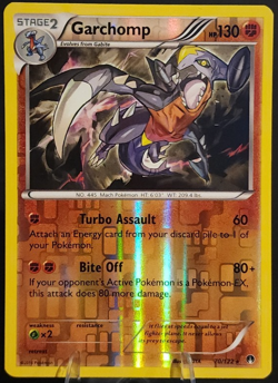 Garchomp 70/124 Rare (Reverse Holo) - Pokemon TCG - BREAKpoint (NM) - Image 1