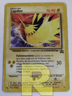 Zapdos ® Promo Stellanera 23 ® Rara ® Pokemon ® Italiano ® Poor - Image 1