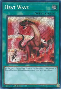 Yugioh! Heat Wave - RA03-EN058 - Secret Rare - 1st Edition Near Mint, English - Image 1