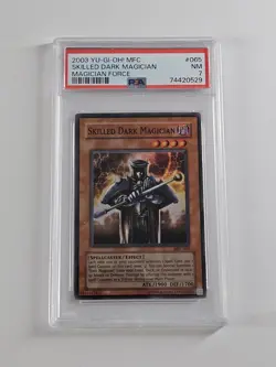 2003 #65 Yu-Gi-Oh! MFC Skilled Dark Magician Magician Force PSA 7 NM - Image 1