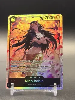 Nico Robin OP12-087 - One Piece TCG - Legacy of the Master - SR Foil NM English - Image 1