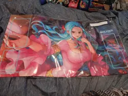 One Piece Card Game Official Playmat Only Nefertari Vivi Heroines Cup Limited JP - Image 1