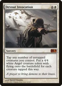 DEVOUT INVOCATION (M14) Magic 2014 - MTG - NM - Image 1