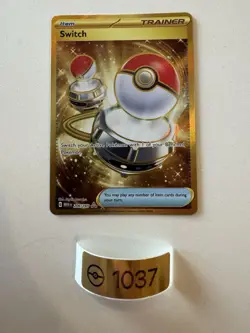 Pokemon SV Scarlet & Violet 151 Switch Hyper Rare Card 206/165 NM Condition - Image 3