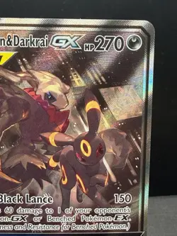 Pokemon TCG Sun & Moon Umbreon Darkrai GX SM241 Full Art Black Star Promo NM! - Image 3