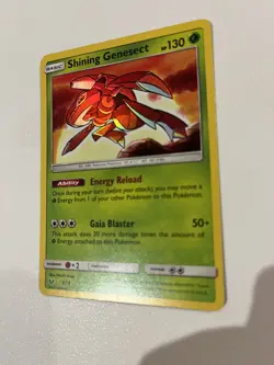 Pokemon Trading Card TCG 2017 SM Shining Legends 9/73 Shining Genesect - Image 1