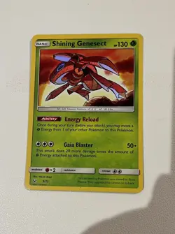 Pokemon Trading Card TCG 2017 SM Shining Legends 9/73 Shining Genesect - Image 2