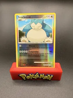 Snorlax 37/130 Reverse Holo – Diamond & Pearl Italia– Vintage Pokemon Card LP/NM - Image 1