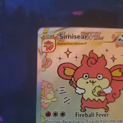 Pokemon Simisear VSTAR (GG37/70) Crown Zenith Galarian Gallery NM HOLO - Image 2