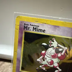 Pokemon TCG Mr. Mime Jungle 6/64 Unlimited Holo Rare, RAW, DMG - Image 2