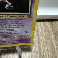 Pokemon TCG Mr. Mime Jungle 6/64 Unlimited Holo Rare, RAW, DMG - Image 5