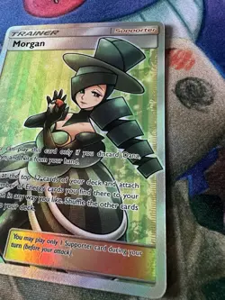 Pokemon TCG Morgan Sun & Moon Team Up 178/181 Ultra Rare Full Art Holo - Image 3
