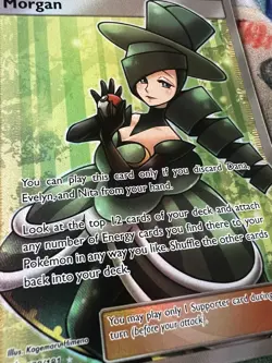 Pokemon TCG Morgan Sun & Moon Team Up 178/181 Ultra Rare Full Art Holo - Image 4