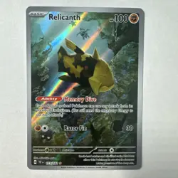 Relicanth 173/162 Illustration Rare IR Holo SV05 Temporal Forces Pokemon TCG - Image 1