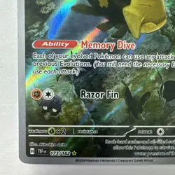 Relicanth 173/162 Illustration Rare IR Holo SV05 Temporal Forces Pokemon TCG - Image 5