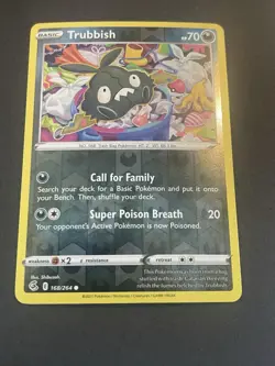 Pokemon TCG Trubbish 168/264 Swsh08: Fusion Strike Reverse Holo - Image 1