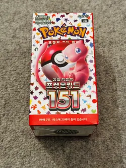 Pokemon Korean 151 [sv2a] Booster Box (20 Packs) - New & Sealed - Image 1