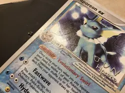 VERY PLAYED Pokemon TCG: Vaporeon ex 110/113 2007 World Championship Jun Hasbee - Image 5