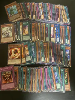 Assorted Bulk Yu-Gi-Oh 200+ Card Assorted Commons And Rares - Image 1