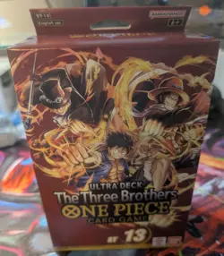 One Piece TCG The Three Brothers Ultra Deck ST-13 - SEALED - Image 1
