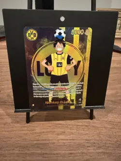 Custom fan made collectible Bandai One Piece Monkey D. Luffy ST13-003 Foil 5000 - Image 3