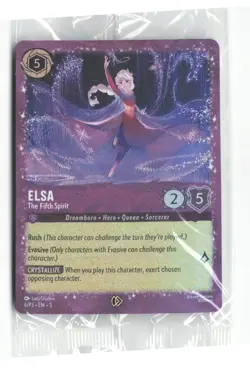 Disney Lorcana Promo Cards #6 Elsa - The Fifth Spirit - Image 1
