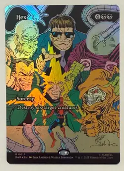 Hex Borderless Foil - Mythic - Marvel Universe Eternal-Legal MTG - Image 1