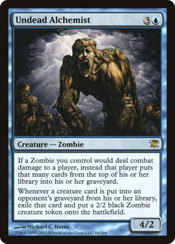 Undead Alchemist #84 (MP) Innistrad ISD Magic MTG - Image 1