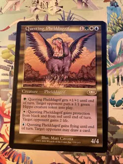 [1x] Questing Phelddagrif - Slight Play, English - Planeshift MTG Magic - Image 1