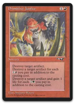 Primitive Justice (NM) Alliances ALL Magic MTG - Image 1