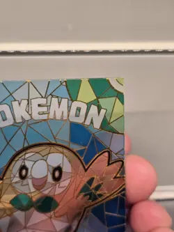 Pokemon Elf Eif Origin Collection STAINED GLASS ACRYLIC CASE HIT ~ Rowlet LP - Image 4