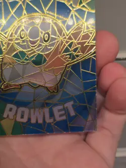 Pokemon Elf Eif Origin Collection STAINED GLASS ACRYLIC CASE HIT ~ Rowlet LP - Image 5